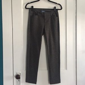 Pixie mid-rise pants in grey